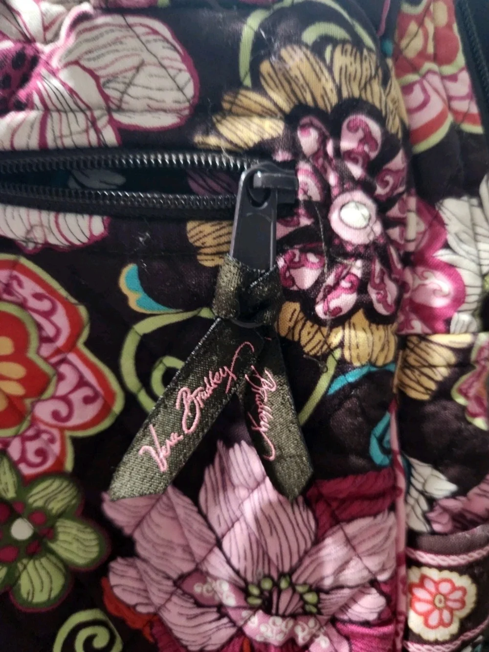 Vera Bradley Quilted Floral Multicolor Backpack